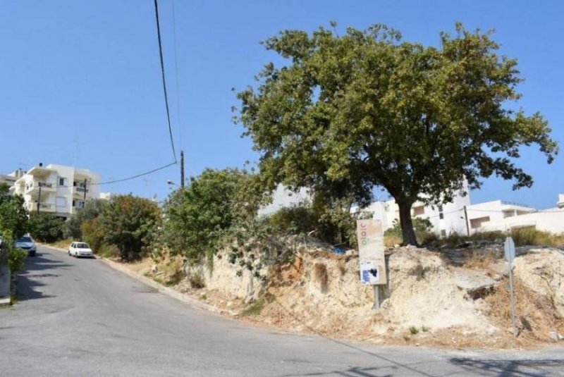 Rethymno Kreta, Rethymno: Grundstück im Zentrum mit Meerblick zu verkaufen Grundstück kaufen